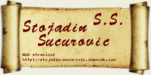 Stojadin Šućurović vizit kartica
